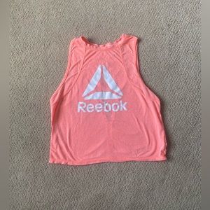 Reebok- coral workout tank size small